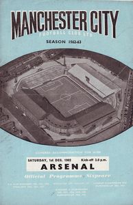 Manchester City v Arsenal 1962/63